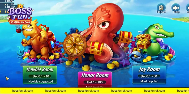 Mega Fishing sở hữu đồ hoạ sinh động, đẹp mắt