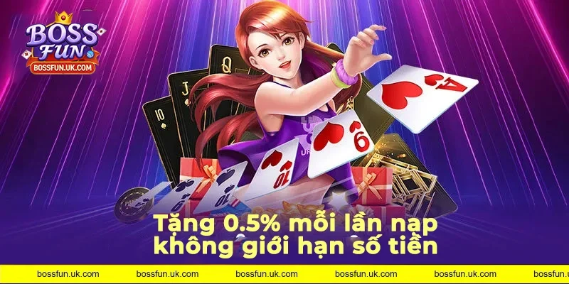 Chương trình tặng nạp 0.5%